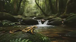 Rana Dorada (Atelopus zeteki) - Animal de Panamá | Fotografía documental de naturaleza