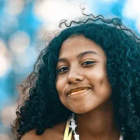 Mujer bonita en Bocas del Toro, Panamá