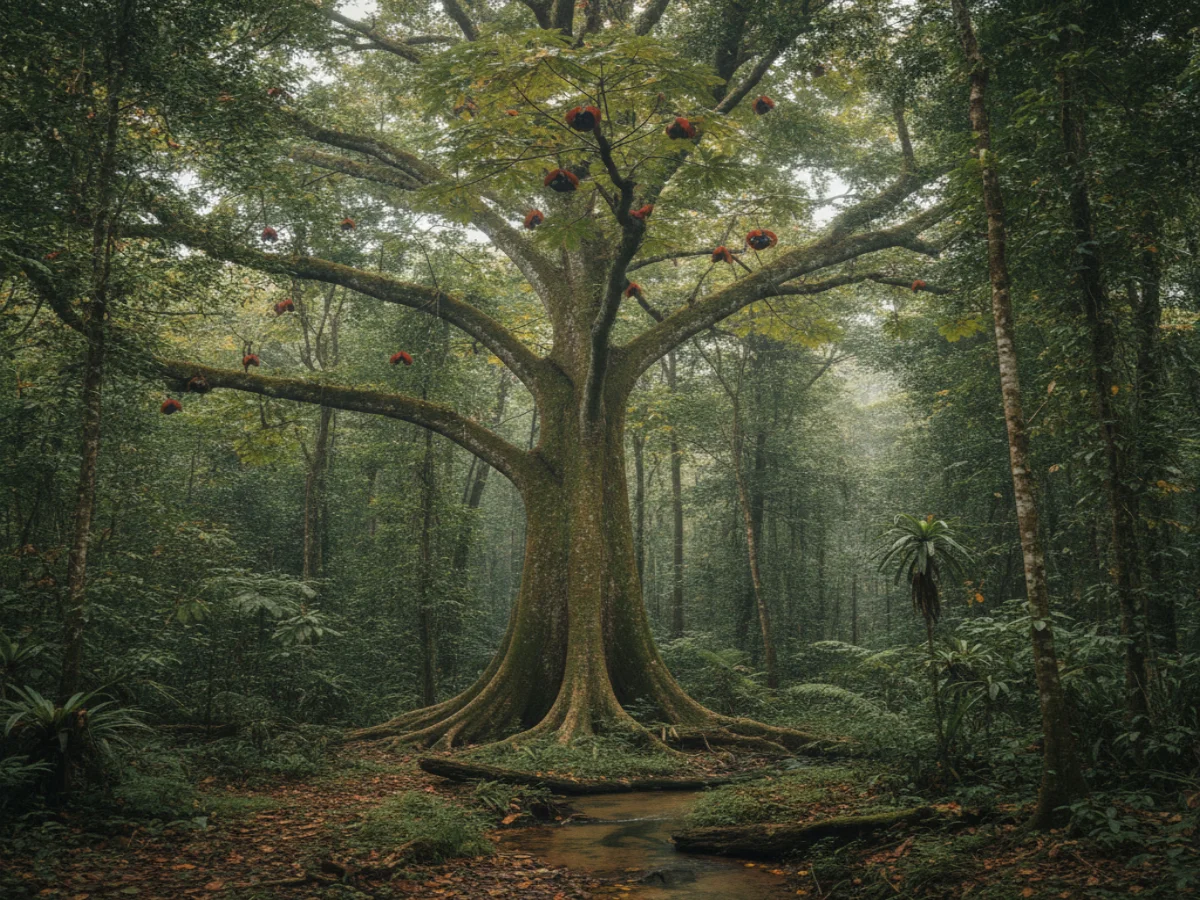 Árbol Panamá (Sterculia apetala) - Planta de Panamá | Fotografía documental de naturaleza