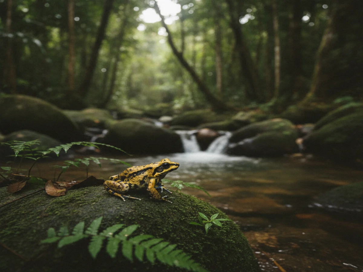 Rana Dorada (Atelopus zeteki) - Animal de Panamá | Fotografía documental de naturaleza